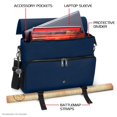 thumbnail image 3 of ENHANCE Bolsa DnD Collector's Edition RPG Player's Essentials - Dragon Hide Exterior Messenger Bag Se adapta a 2-4 libros, carpetas, dados y accesorios con ranura para computadora portátil de 17 pulga, 3 of 5