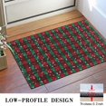 thumbnail image 3 of Red and Green Plaid Christmas Snow Pattern Door Rugs,Washable Non Slip Door Mats Indoor,Decorative Door Mats,Entry Mat Indoor for Entrance,Bedroom,Kitchen,Bathroom,16"x24", 3 of 6