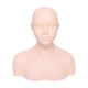 thumbnail image 1 of Cabeza de maniquí de cosmetología para práctica de masajes, suave con hombros, modelo para entrenamiento, práctica de maquillaje y belleza., 1 of 9