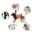thumbnail image 4 of Silla de ruedas para mascotas para perros discapacitados, perro viejo, andador para gatos, coche, ajustable, ligera, patas traseras, rehabilitación, silla de ruedas para perros esquí esquí Gafas de esquí, 4 of 5