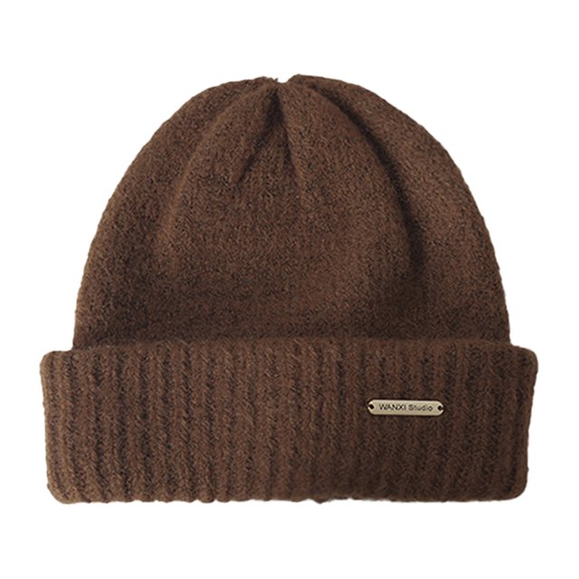 Gorros Mujer Gorros Holgados para Mujer Gorro De Punto De Lana Ligero para Niñas De Invierno Gorro Holgado Suave Y Cálido con Puños