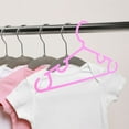 thumbnail image 6 of 20pcs  Baby Hangers For Closet Plastic Kids Hangers Clothes Hangers Non Slip Baby Hangers For Nursery  Heavy Duty Clothing Hangers, 6 of 6