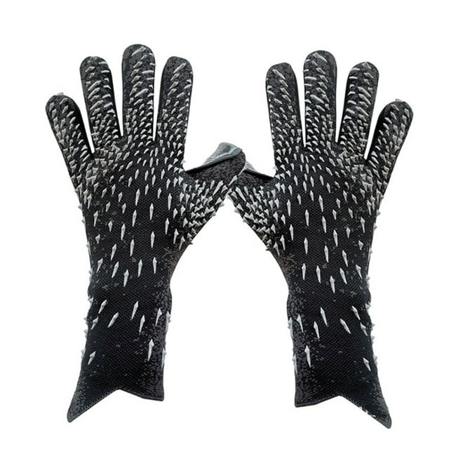 Goalkeeper Gloves, Professional Soccer Goalie Gloves with Extra Finger Protection, Durable Latex for Enhanced Control and Safety