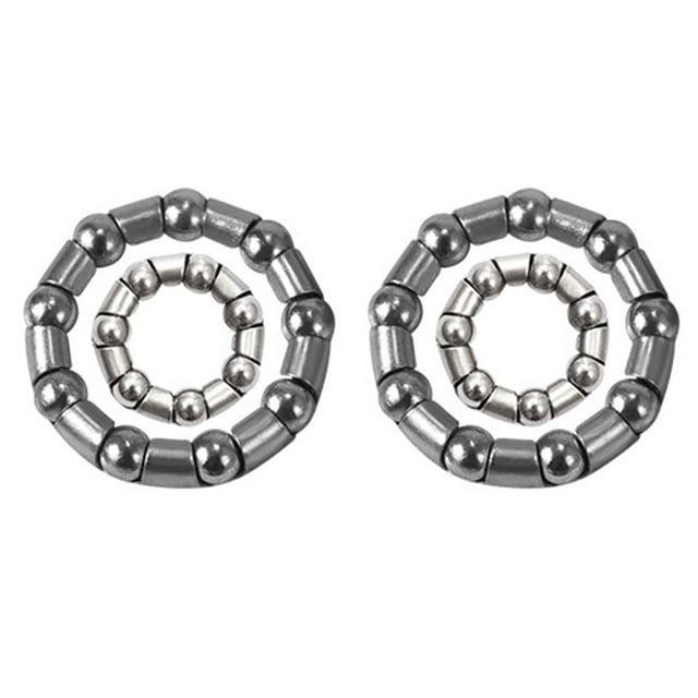 CHOK4Pcs Roulements de Moyeu de Roue Ensemble d'Accessoires de Vélo Roulements de Moyeu de Roue en Métal Roulements à Billes de Vélo