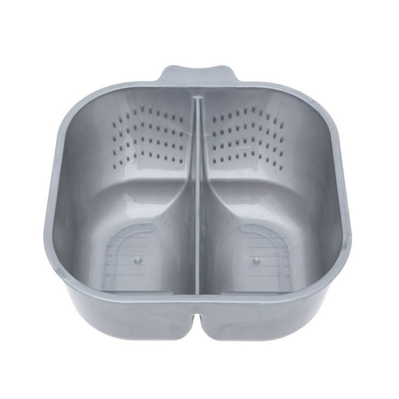 EeaseMX Herramientas para teñir el cabello Tazón para mezclar con aceite para hornear Tinte Tazón doble para salón Tazón dedicado gris