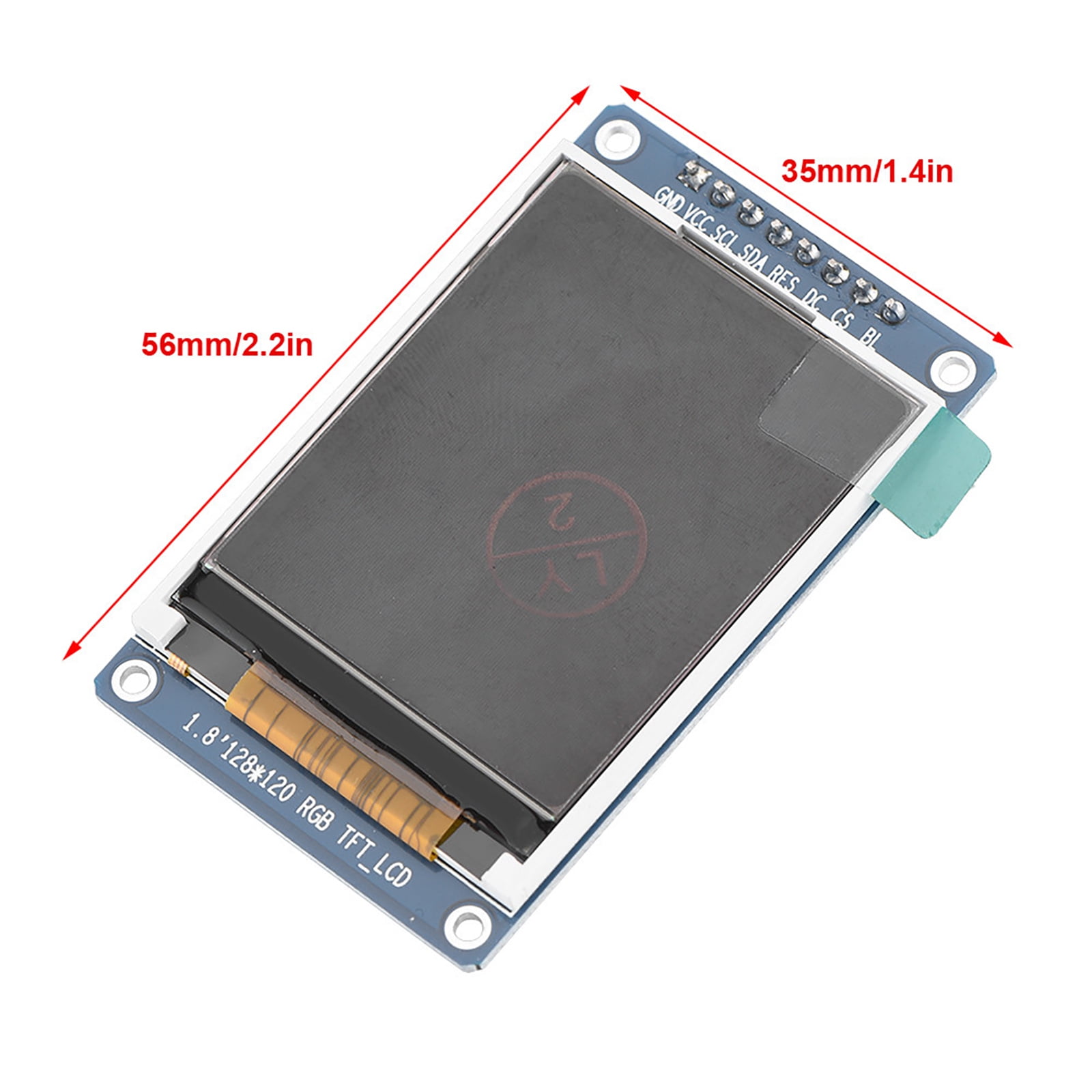1.8 inch st7735r spi 128 160 tft lcd display setup quotation