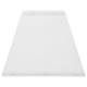 thumbnail image 1 of Pantalla cuadrada de repuesto de 25 cm (10 pulgadas) para lámpara de mesa o de pie. Tela de lino natural. Requiere montaje sencillo. Blanca., 1 of 4
