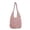 Pink, variant on Hollow Crochet Woven Beach Tote Bag Multi Color Large Capacity Single Shoulder Handbag Summer Vacation Daily Casual Bag