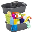 thumbnail image 1 of Caja de Suministros de Limpieza, Caja Grande de Plástico con Asa para Guardar Suministros de Limpieza, Cubo de Limpieza, Bolsa de Ducha para el Hogar., 1 of 5