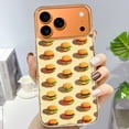 thumbnail image 3 of Case For Apple iPhone Air / 17 Pro / 17 Pro Max Series Case, Slim Thin Transparent Flexible Clear TPU Shockproof Phone Case For iPhone 17 Series, Hamburgers (2), 3 of 6