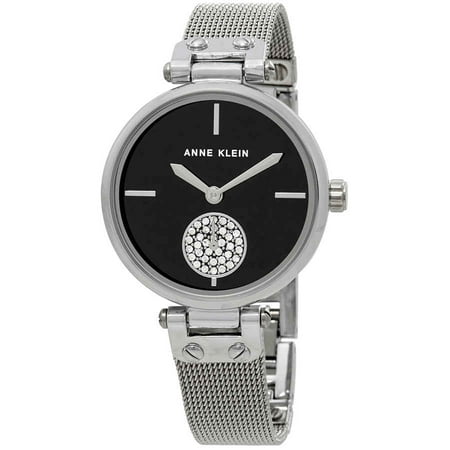 Anne Klein Tie - Anne Klein Black Dial Ladies Watch 3001BKSV
