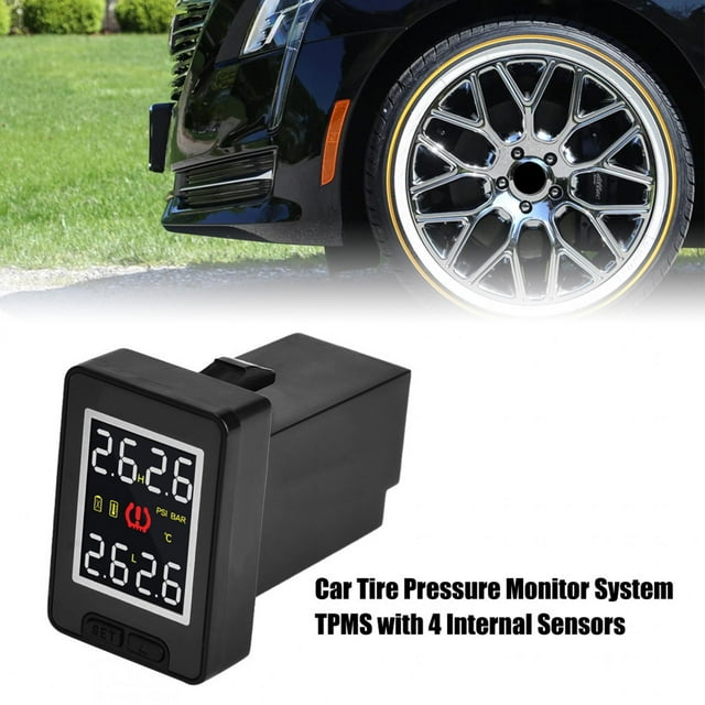 Car TPMS Tire Pressure Monitoring System, Car Tire Pressure System TPMS with 4 Internal Sensors