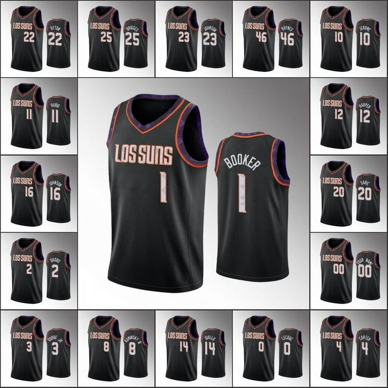 Nike Phoenix Suns City Edition Jersey Black - BLACK/BOOKER DEVIN