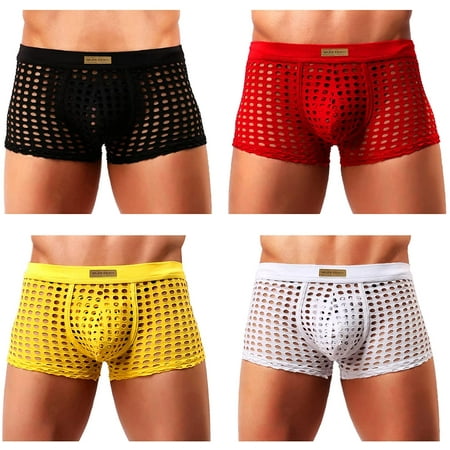 

Arjen Kroos Men s Underwear Breathable Mesh Boxer Briefs Trunks