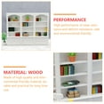 thumbnail image 3 of Weiweiguan 1pc Creative Mini Bookcase Practical Mini Cabinet Pretty Doll House Bookcase, 3 of 6