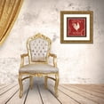 thumbnail image 3 of Charron, Veronique 12x12 Gold Ornate Wood Framed with Double Matting Museum Art Print Titled - Little Red Farm I, 3 of 4
