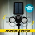 thumbnail image 3 of Bell + Howell Bionic Spotlight Duo Solar Spot 25 Feet Motion Sensor, Sun Panels, Waterproof Frost Resistant Patio, Yard and Outdoor Lighting - 2 Pack, 3 of 7