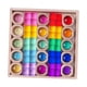 thumbnail image 1 of Rainbow Building Blocks Set de Cubos de Colores Transparentes Bloques Educativos para Desarrollo de Habilidades Motoras Juego de Cubos Apilables con, 1 of 9