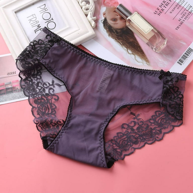 HUPOM Silk Panties Underwear For Women In Clothing High Waist