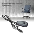 thumbnail image 4 of Tcgg-electric Télécommande d'Inclinateur Abs 2 Boutons Commande Manuelle pour Fauteuil Inclinable Sofa Fauteuil Élévateur Électrique Lit Table de Massage de Relaxation, 4 of 5