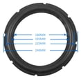 thumbnail image 3 of 10Inch Speaker Surround Repair Rubber Woofer Edge With Hole (2Pcs), Speaker Surround, 3 of 9