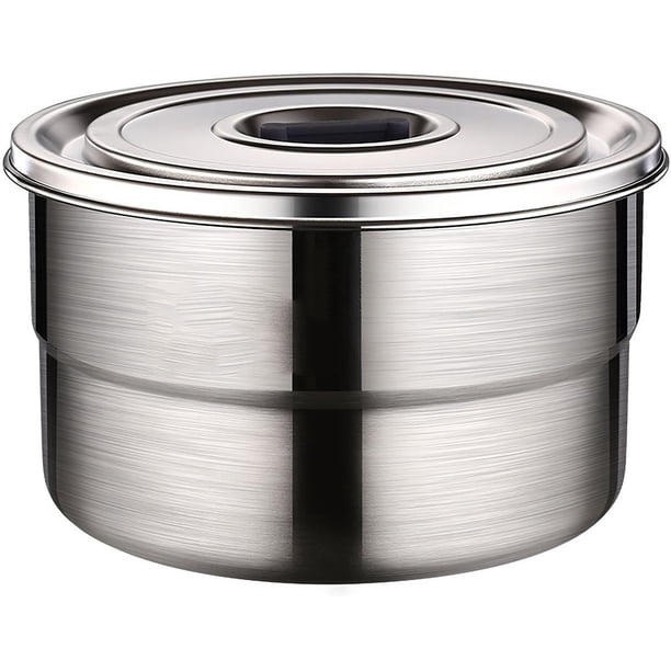 Cuenco De Mantenimiento Fresco De Acero Inoxidable 304 Con Tapa, Cuenco De Almacenamiento De Alimentos Sellado, Cuenco De Almuerzo Bento Para Viaje En Casa, Picnic, Camping Advancent HA028063-01