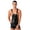 Black, variant on TSSOE Men's Shiny Metallic Shorts Dungarees Suspender Hot Pants Spandex Leotard Bodysuit Gold L