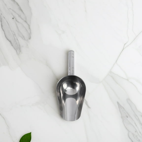 TEHAUX Animals Pet Food Shovel Multifunctional Pet Food Scoop 23.8*8cm Silver