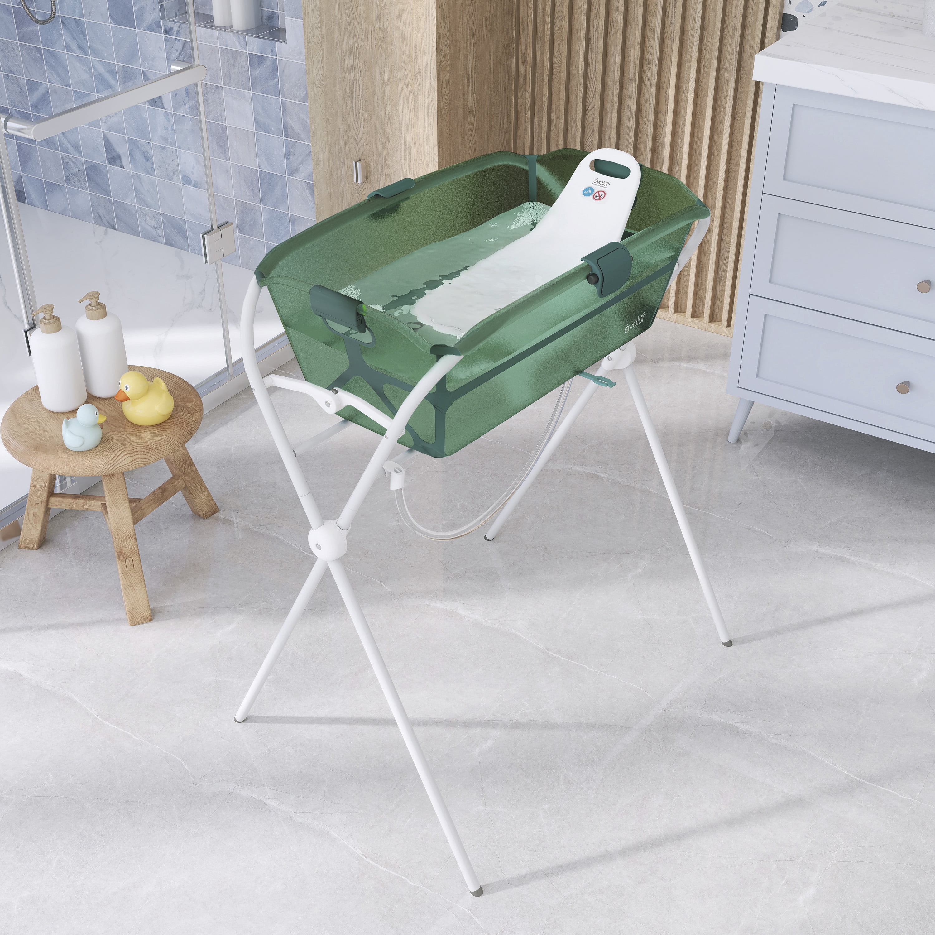 Evolur Supple Baby Spa Set, Green