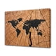 thumbnail image 1 of Póster de lienzo con mapa del mundo, mapa del mundo, decoración de dormitorio, paisaje deportivo, decoración de oficina, regalo, estilo marco, 20 x 30 cm, 1 of 8