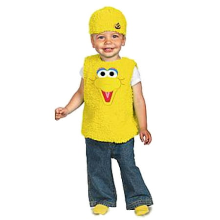 Sesame Street Infant Boys & Girls Plush Yellow Big Bird Costume 12-18
