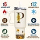 thumbnail image 3 of Vaso Térmico SUFAVN con Girasoles y Monograma 1.2L para Mujeres, 3 of 7