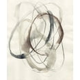 thumbnail image 2 of Goldberger, Jennifer 20x23 White Modern Wood Framed Museum Art Print Titled - Spiral Hoops II, 2 of 4