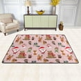 thumbnail image 2 of Dreamtimes Christmas Forest Animals Non-Slip Area Rug 72"x48", Happy Santa Claus Soft Non Slip Washable Floor Mats for Indoor Front Porch,Living Room, Bedroom,Kitchen, 2 of 5