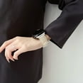thumbnail image 5 of Genuine Leather Bands Compatible with Samsung Galaxy Watch Ultra 47mm(2024), Vintage Top-Grain Leather Band for Men & Women Sport Replacement Strap Adjustable Wristbands Band,Coffee, 5 of 6