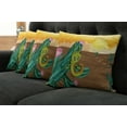 thumbnail image 5 of Ambesonne Cactus Throw Pillow Cover 4 Pack, Cartoon Desert Landscape, 24", Multicolor, 5 of 5