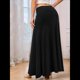 thumbnail image 5 of Faldas Casuales de Media Pierna para Mujer, Elásticas, Ultrasuaves, Holgadas, de Talle Alto y Estilo Formal. Negro XXL, 5 of 7