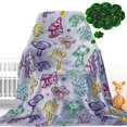 thumbnail image 1 of Manta Gdindff Mushroom que brilla en la oscuridad para niños y adultos, 1 of 7