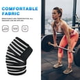thumbnail image 2 of Mangas ajustables de nailon para piernas, correas envolventes para piernas para gimnasio de levantamiento de pesas FLhrweasw Nuevo, 2 of 6