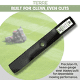 thumbnail image 7 of Terre Products, 3 Pack Medium Lift Lawn Mower Blades, 54 Inch Deck, Compatible with John Deere. Replacement for Part Numbers GX21380, GY20684, 7 of 7