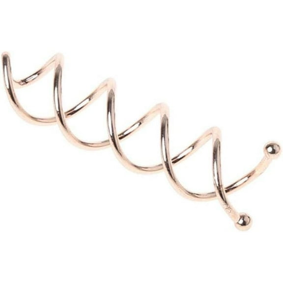 10pcs Spiral Hair Pin, Spin Pin Spiral Hair Clip Spin Clip Bun Stick Pick for Diy Hair Style (rose Gold)