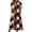 Orange, variant on Domzest Halloween Dress for Women Short Sleeve Crew Neck Midi Dress Halloween Pumpkin Spooky Print Cute Dresses with Pockets Beige XL
