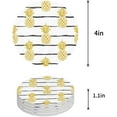 thumbnail image 1 of RYLABLUE Pineapple Set of 6 Round Coaster for Drinks, Absorbent Ceramic Stone Coasters Cup Mat with Cork Base for Home Kitchen Room Coffee Table Bar Decor, 1 of 5