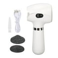 thumbnail image 1 of Lima eléctrica para pies con nanocristal para eliminar callos, automática, recargable, para piel suave, color blanco, 1 of 14