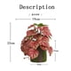 thumbnail image 3 of Artificial Flower Plant, 23-leaf Glue-feel Wall Decor, Home Interior Decoration, Artificial Greenery, Easy Assembly, Foldable Design, Plastic Materials, for Living Room,Wsvlmg, 3 of 9