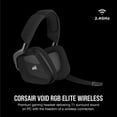 thumbnail image 3 of Corsair Audífonos Gamer VOID RGB ELITE Wireless 7.1, Inalámbrico, USB, Negro Corsair CA-9011201-NA, 3 of 3