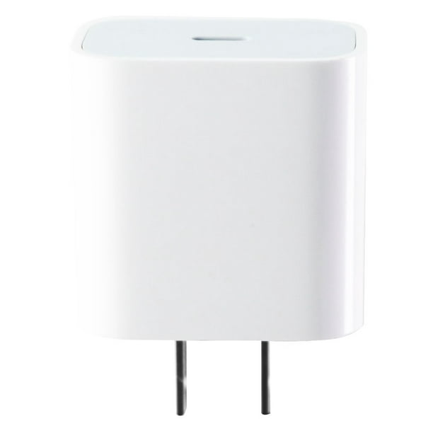 Restored Apple 18-Watt USB-C Quick Charging Wall Power Adapter (A1720 /  MU7T2LL/A) (Refurbished) 