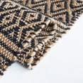 thumbnail image 6 of SAFAVIEH Natural Fiber Baxter Geometric Area Rug, Black/Natural, 4' x 6', 6 of 9