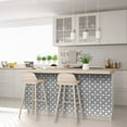 thumbnail image 6 of Mi Alma Floral Gray White Tile Stickers - Removable Vinyl 4x4, 24 pcs, 6 of 11