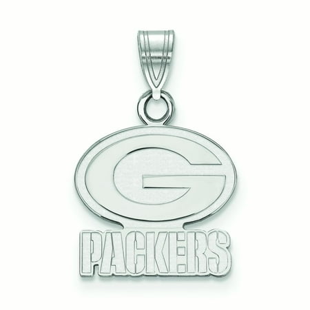 Green Bay Packers Pendant - Green Bay Packers Women's Silver Small Pendant - No Size